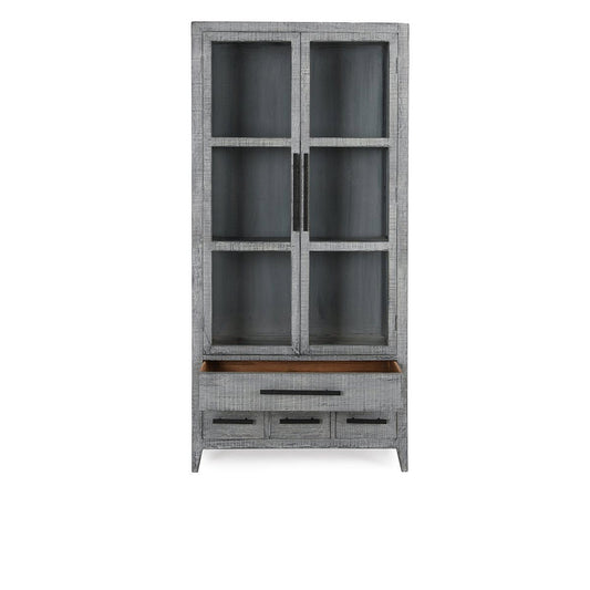 Simon - Tall Cabinet - Antique Blue