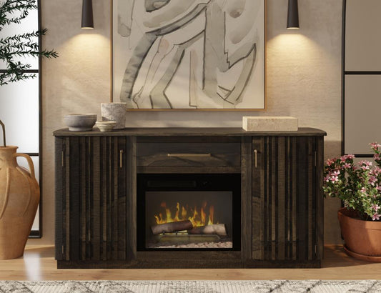 Mezquite - 70" Fireplace - Brown