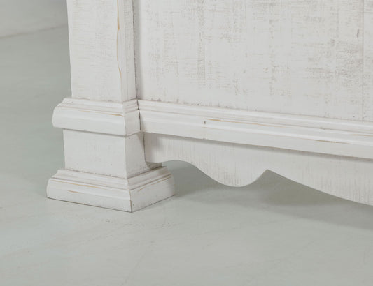 Bella - King Footboard - Vintage White
