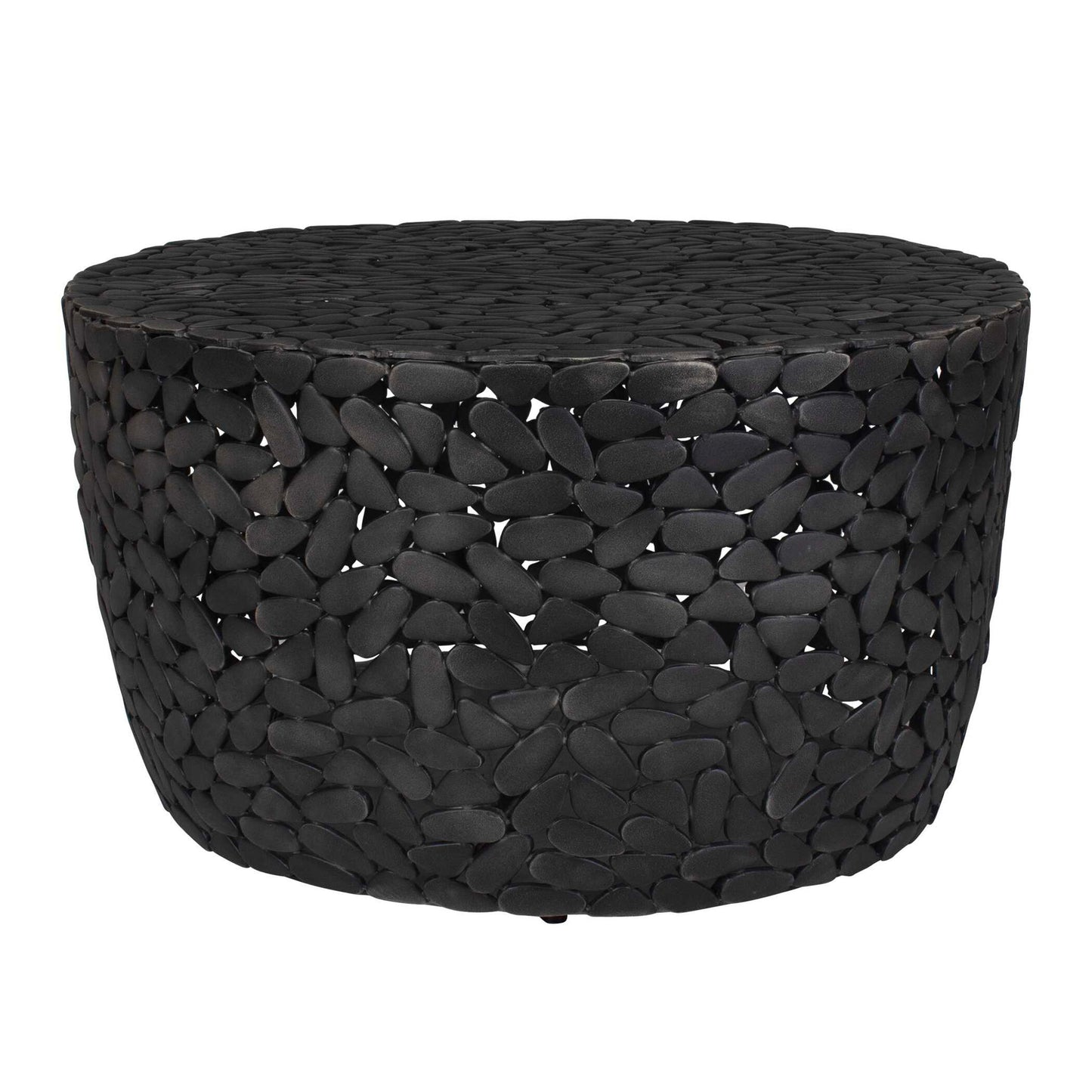 Rivington - Outdoor Pebble Coffee Table - Black