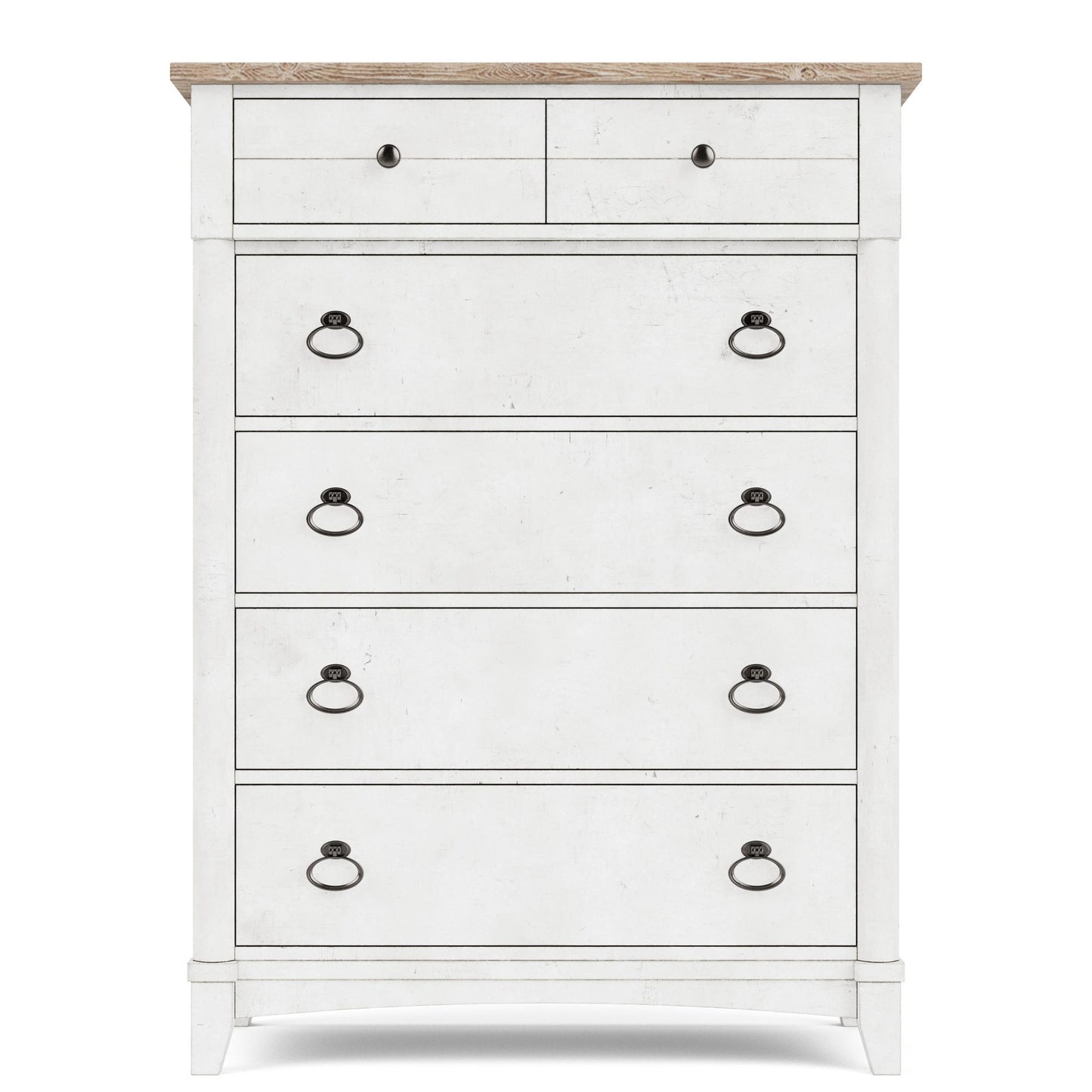 Maddox - Five Drawer Chest - White