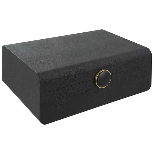 Lalique - Shagreen Box - Black