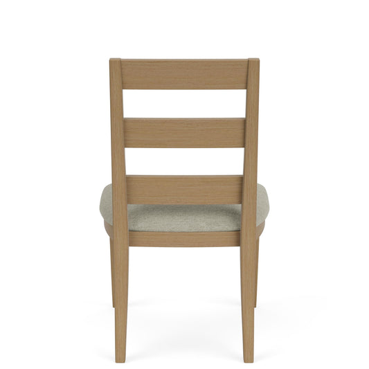Davie - Side Chair With Upholstered Seat (Set of 2) - Light Brown