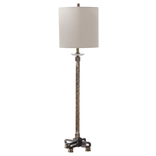 Parnell - Industrial Buffet Lamp - Dark Brown