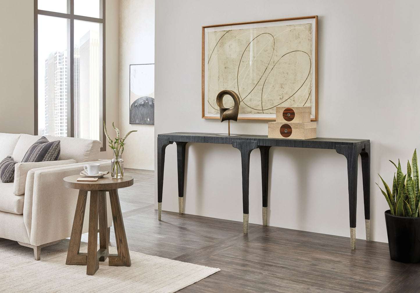 Chapman - Shou Sugi Ban Console Table