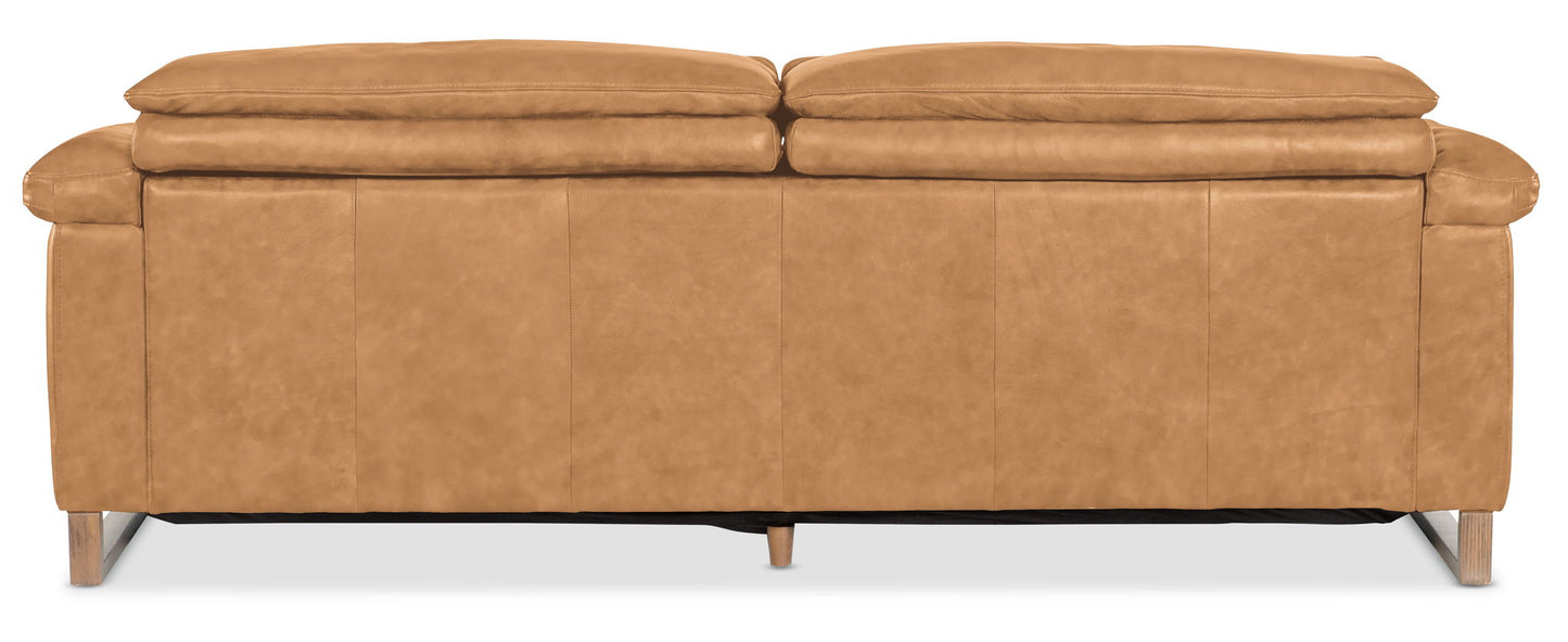 Jericho - Power Sofa With Power Headrest - Brown