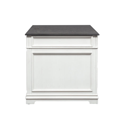 Allyson Park - Jr Executive Desk Base - White