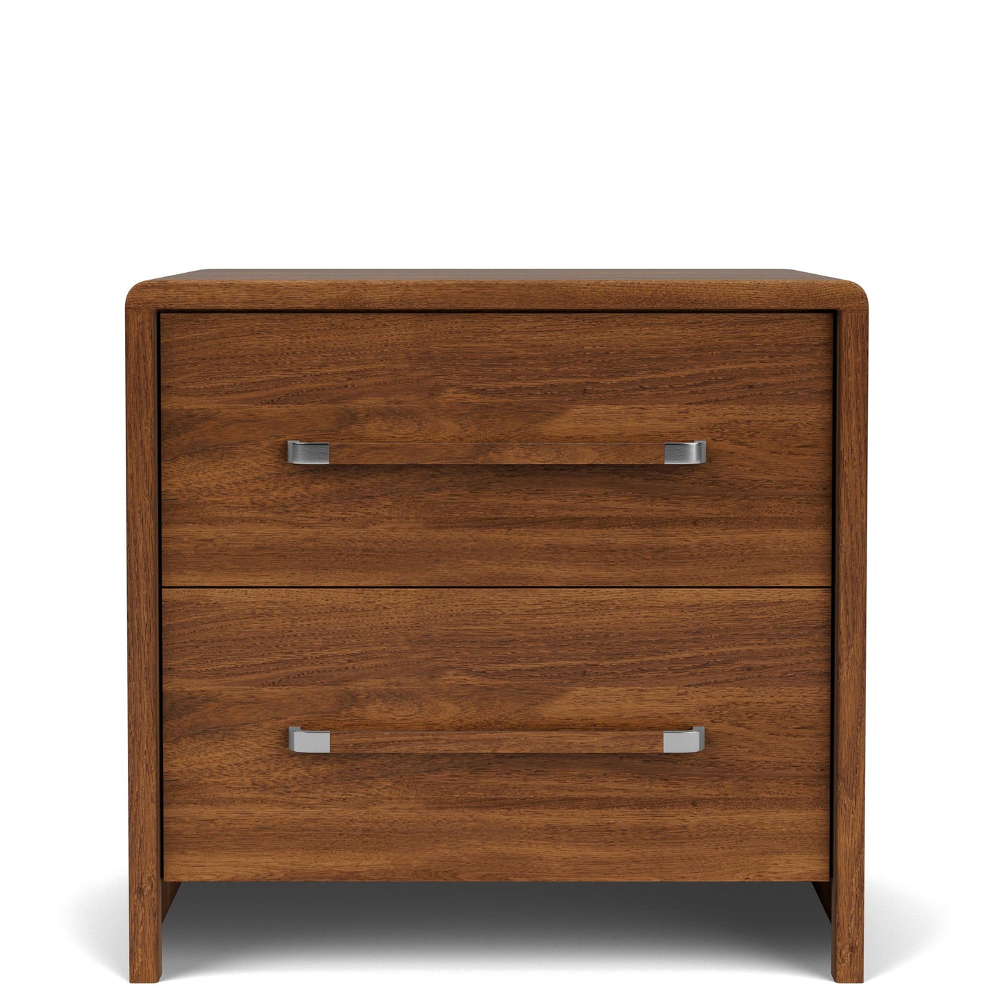 Elsie - Two Drawer Nightstand - Dark Brown
