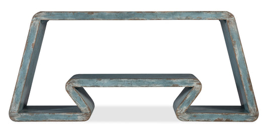 Commerce And Market - Inside Track Console Table - Blue