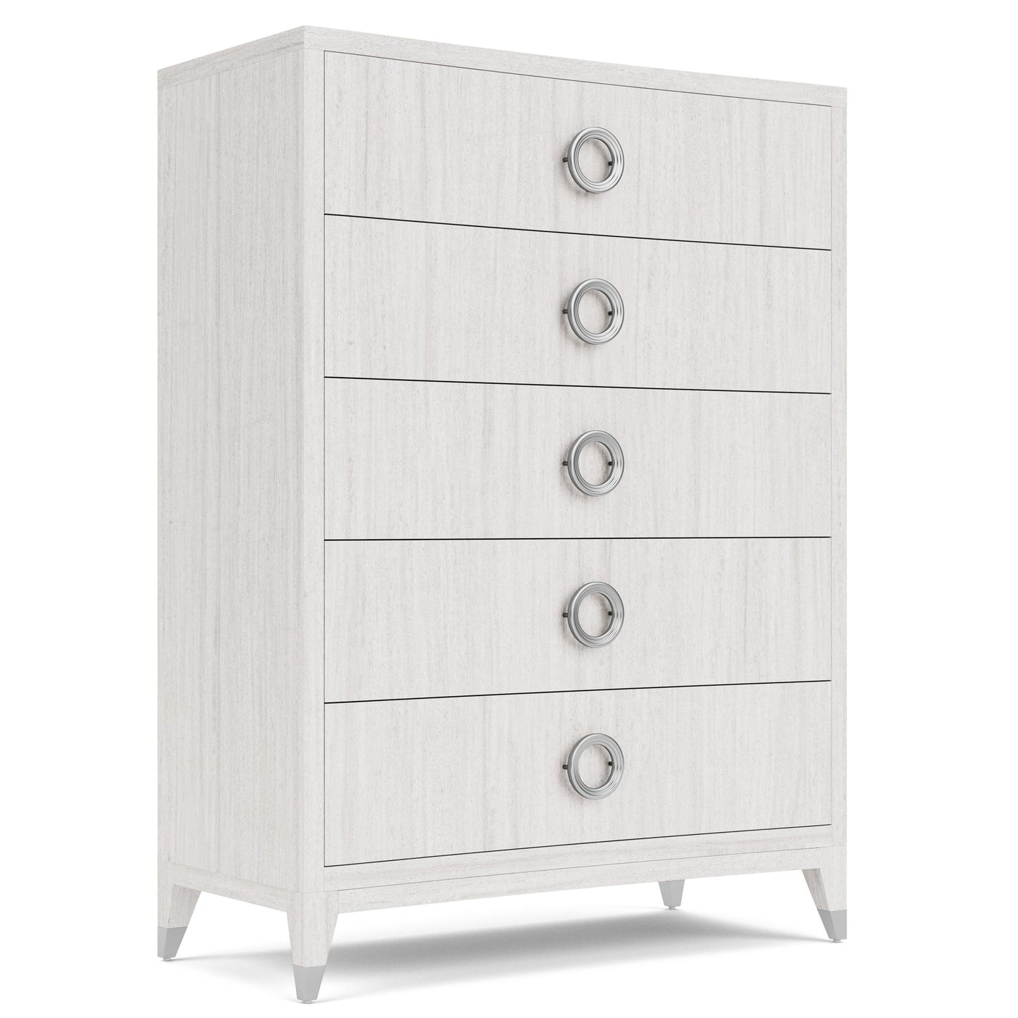 Hepburn - Five Drawer Chest - White