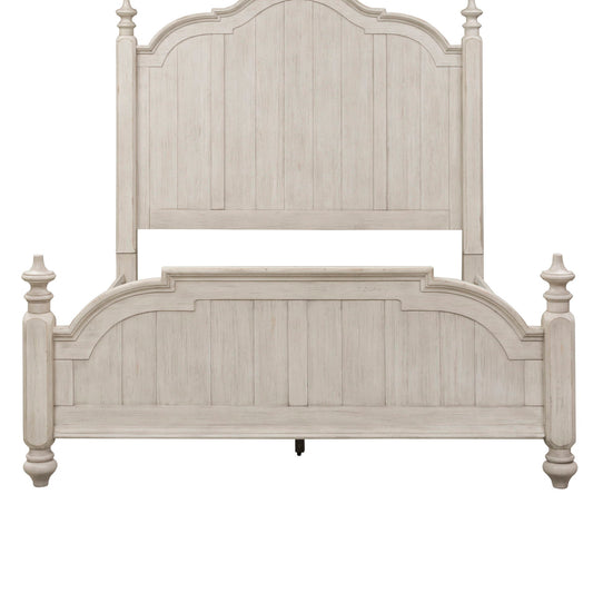 Farmhouse Reimagined - Queen Poster Footboard - White