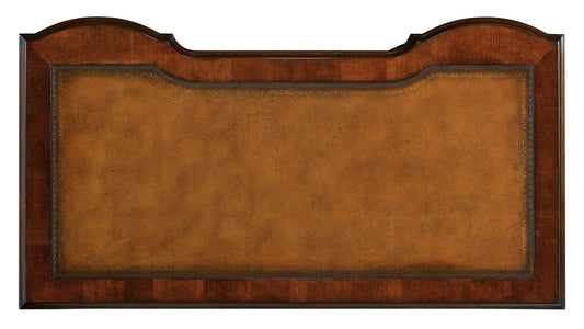 Knee-Hole Desk Bow Front - Dark Brown