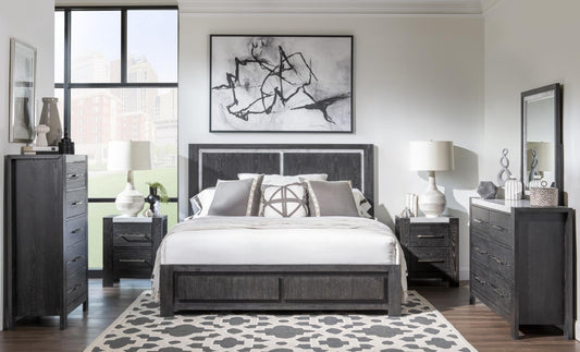 Horizons - Full Panel Headboard - Espresso