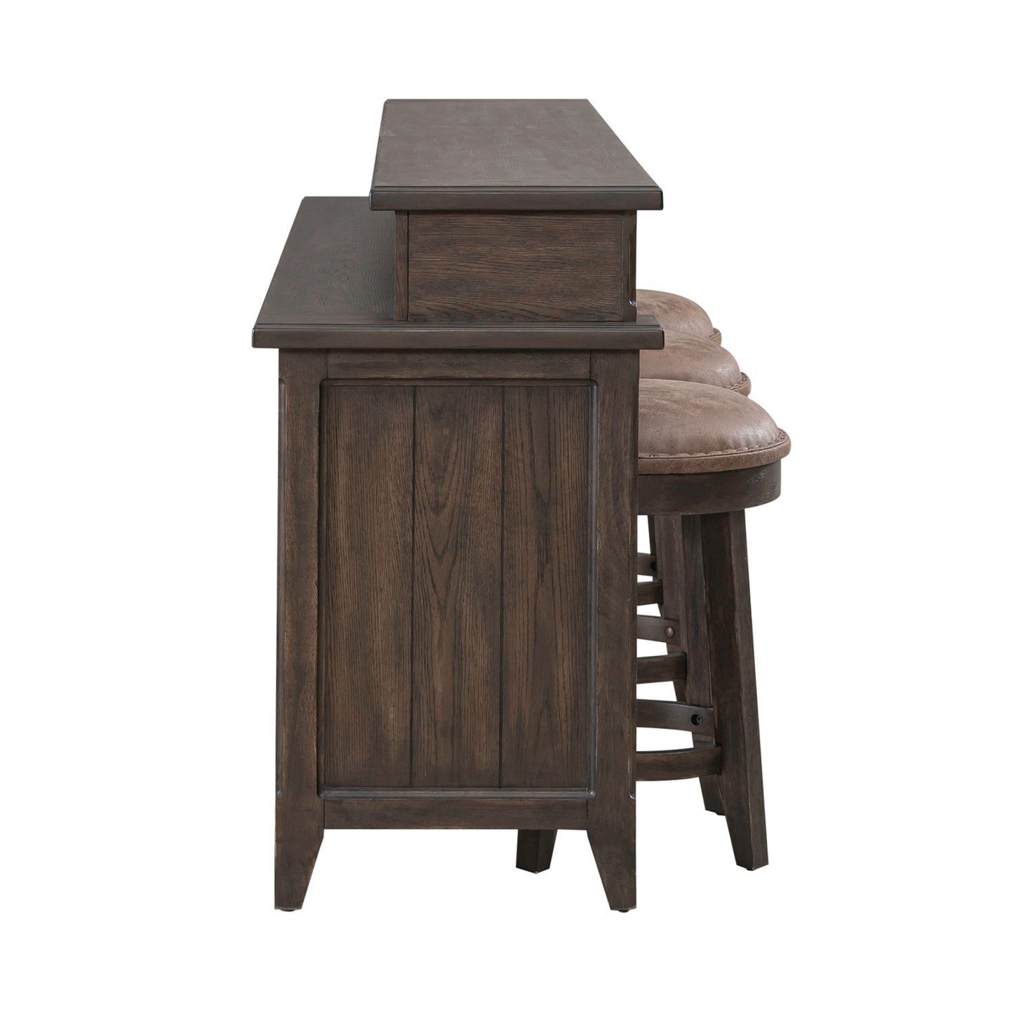 Paradise Valley - 4 Piece Living Room Set - Dark Brown