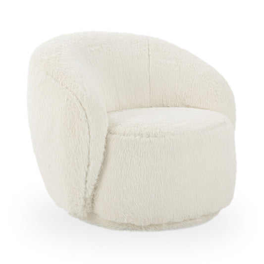 Adley - Plush Swivel Accent Chair