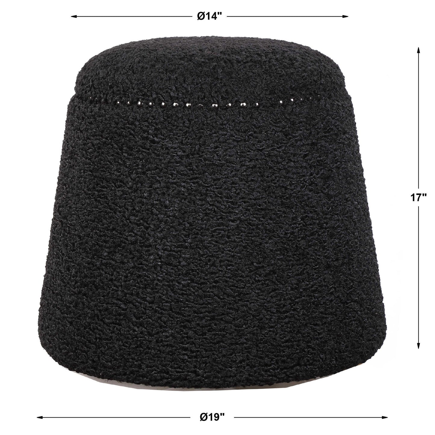 Gumdrop - Ottoman - Black