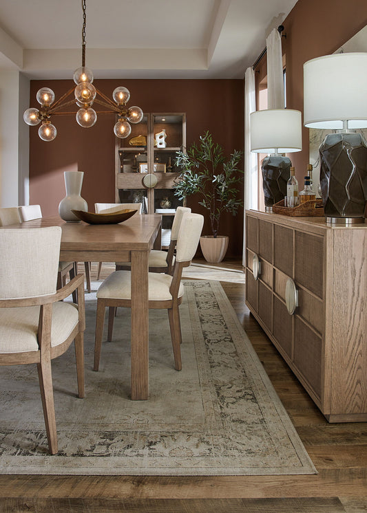Sonnet - Display Cabinet - Dark Gray / Light Brown
