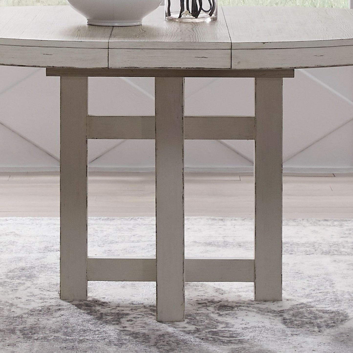 Backroads - Pedestal Table Base - White