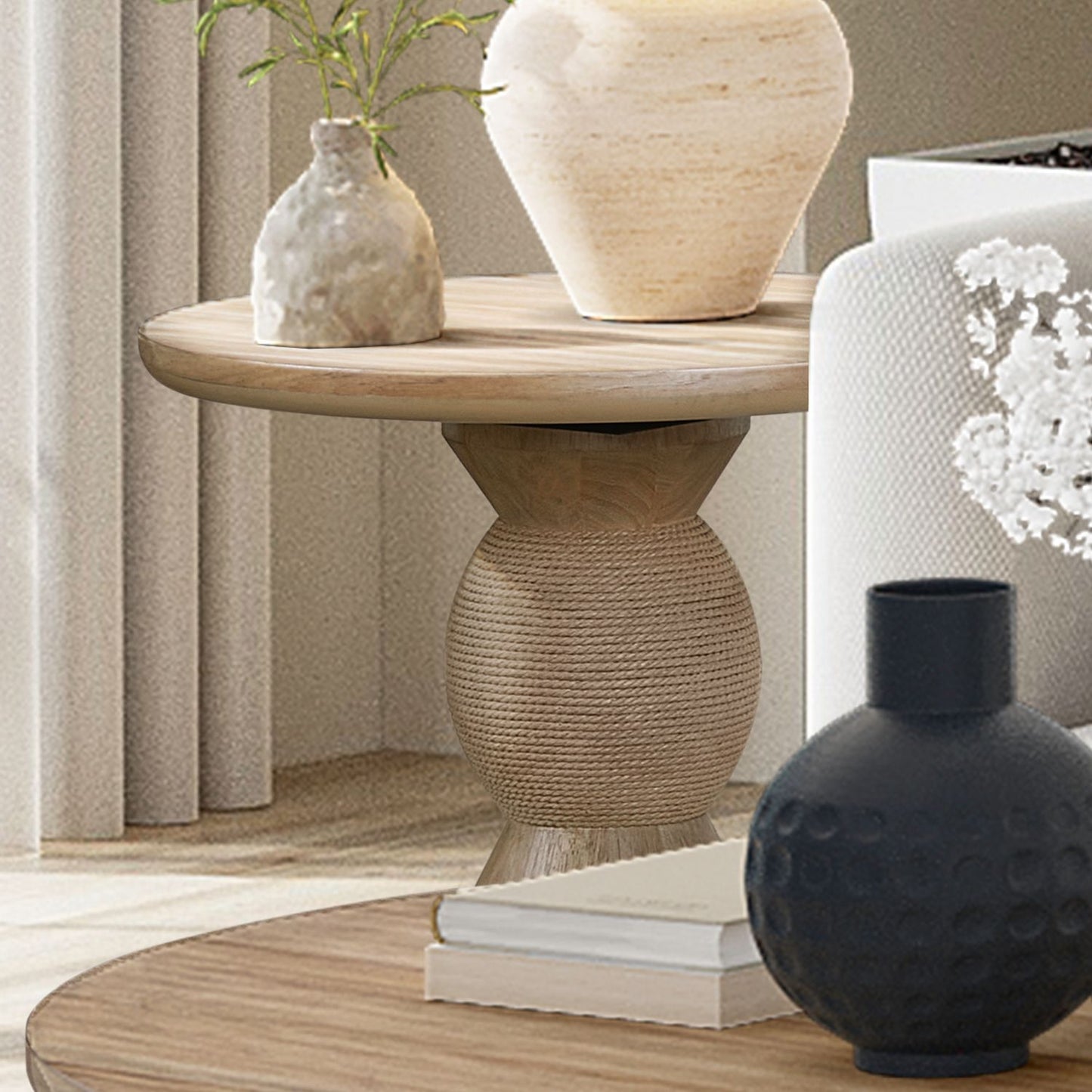 Briarcrest - Round End Table Top - Tobacco