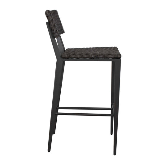 Calbas - Outdoor Bar Stool - Java Black