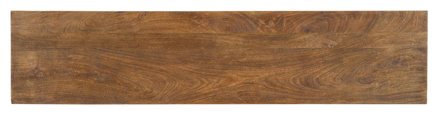 Commerce And Market - Linear Perspective Credenza - Light Brown