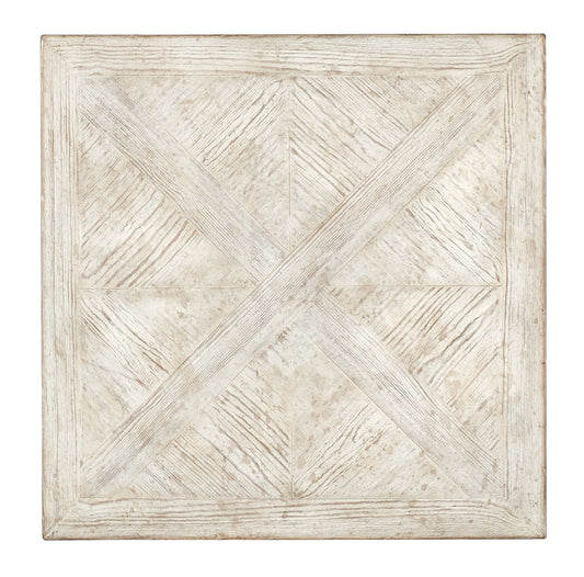 Commerce And Market - Block Buster End Table - White