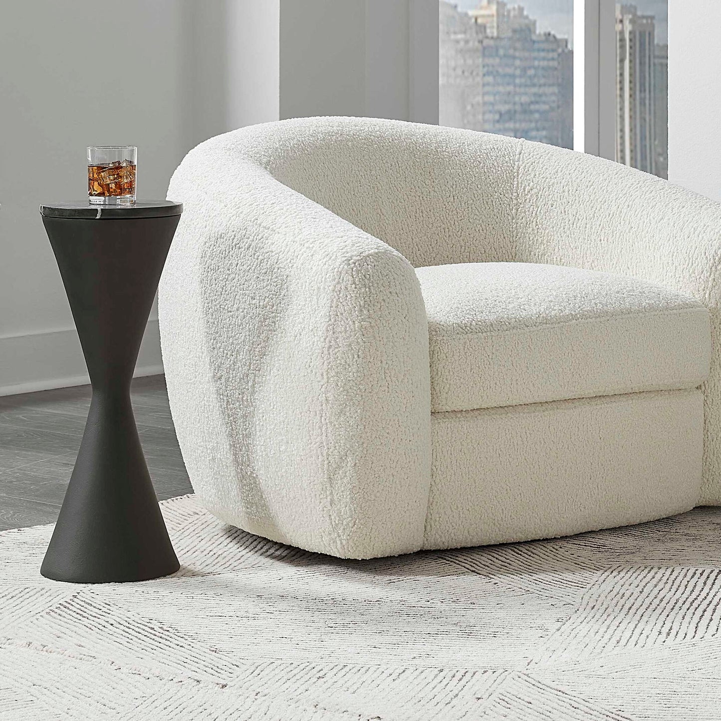 Time's Up - Hourglass Shaped Table