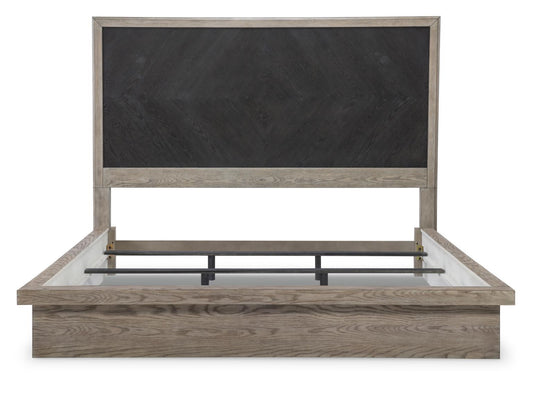 Halifax - Panel Headboard King / California King - Flax And Java