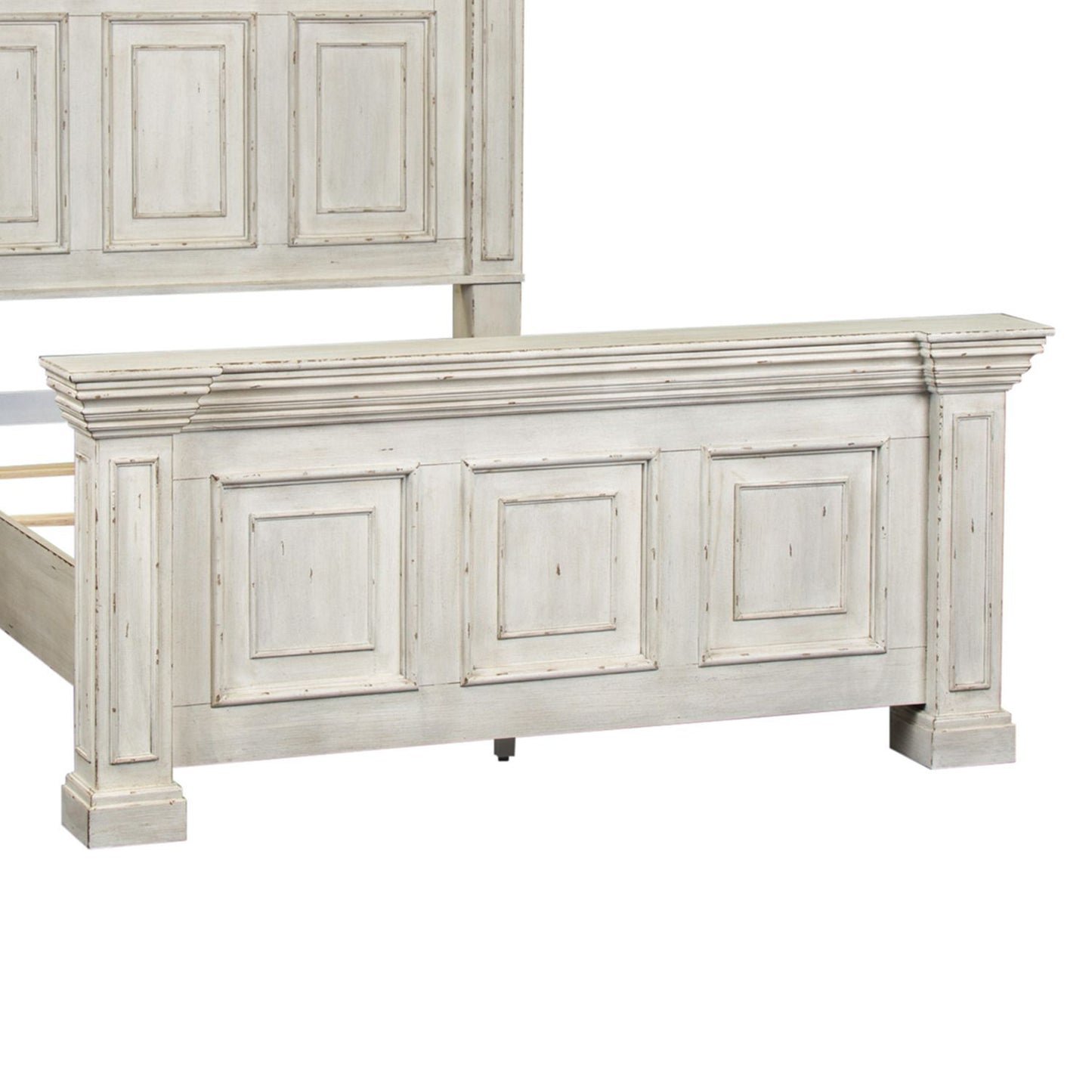 Big Valley - Queen Mansion Footboard - Whitestone