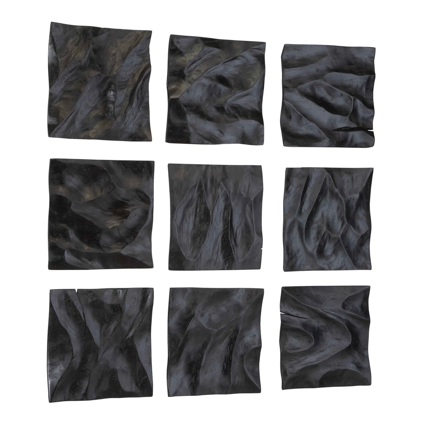 Malosi - Wood Wall Decor (Set of 9) - Black