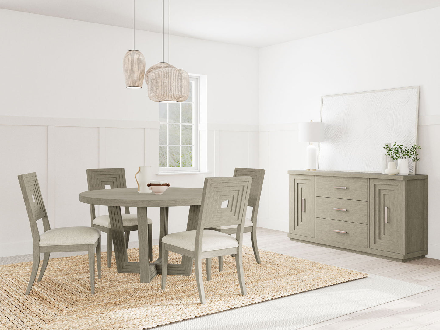 Cascade - Round Dining Table Base - Dovetail