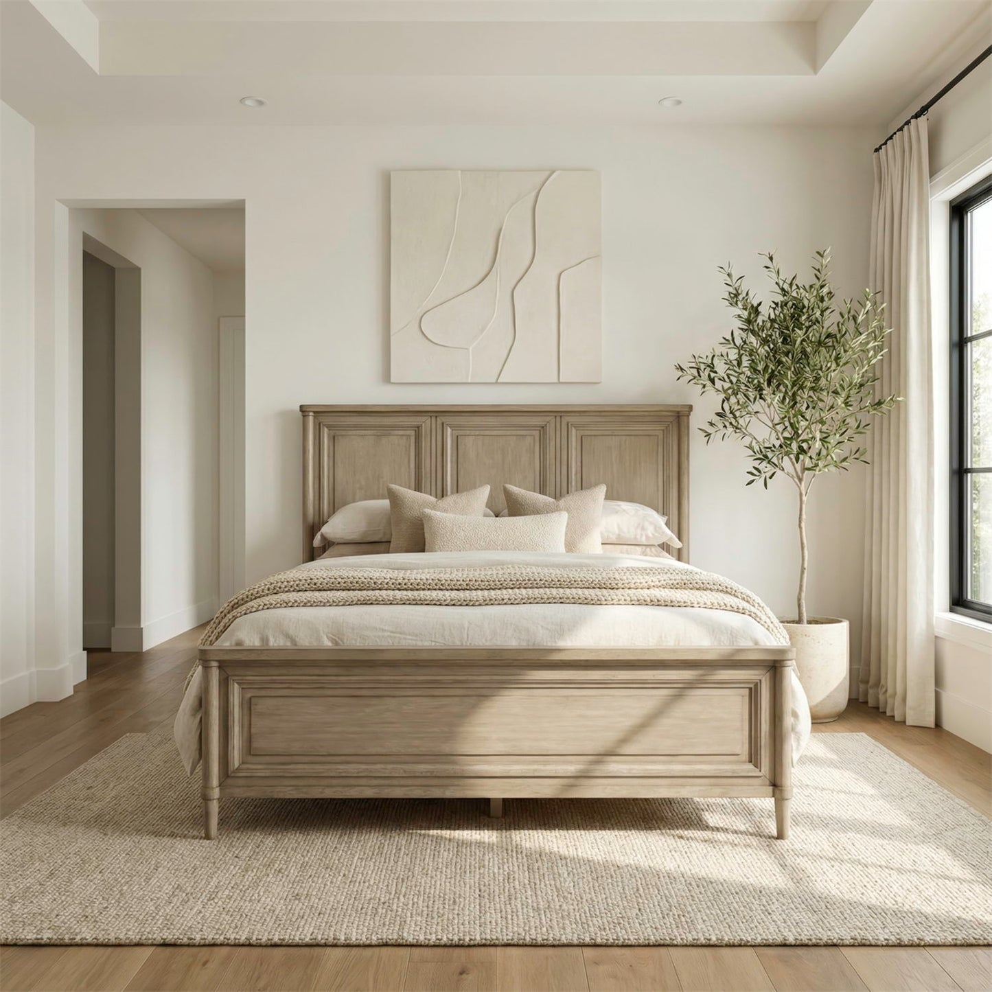 Rochelle Park - Panel Bed Rails - Smokey Taupe