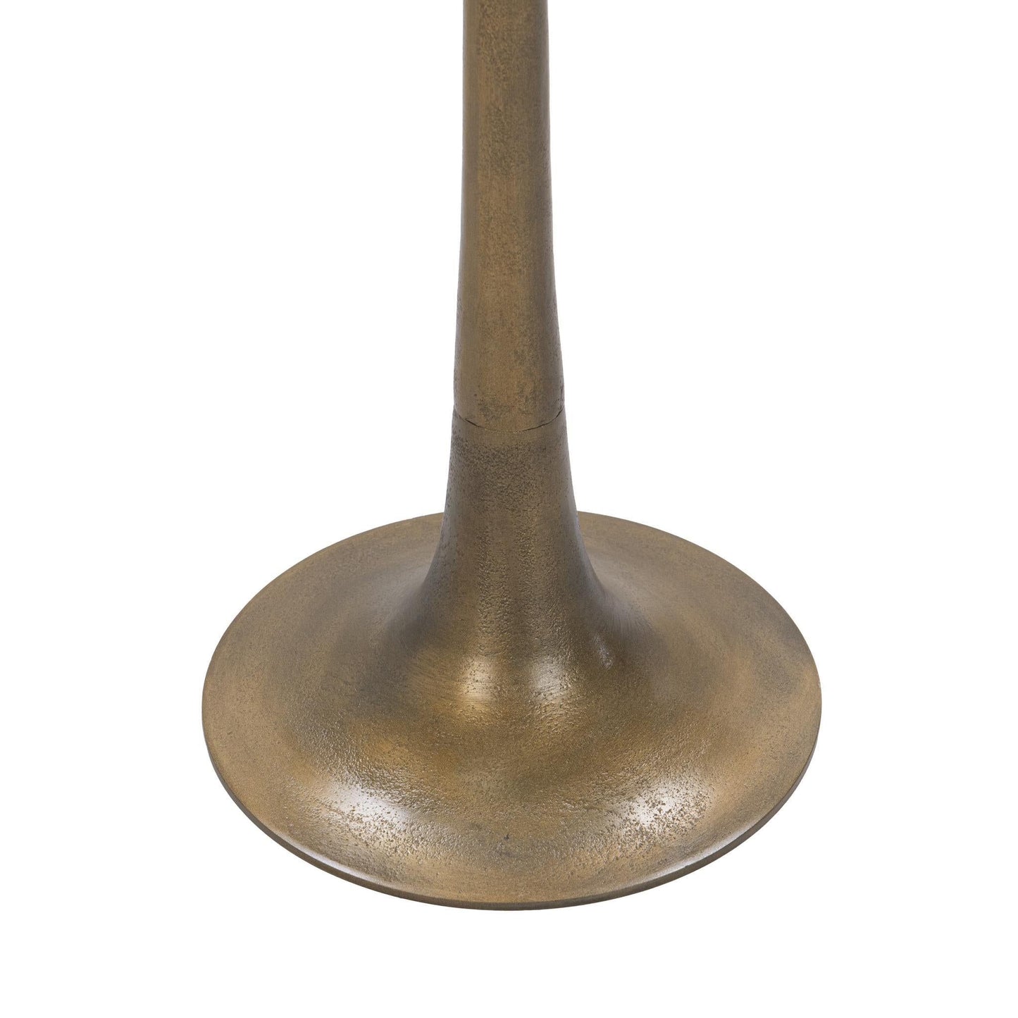 Fabiana - Round Accent Table - Gold / Black