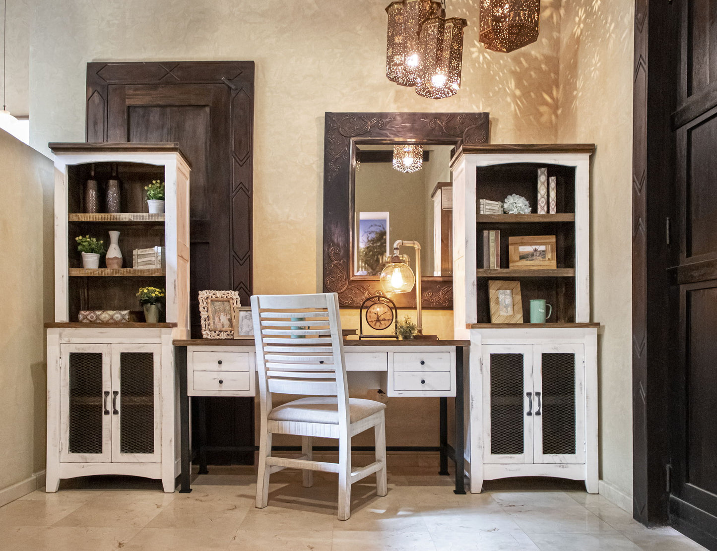 Stone - Chair (Set of 2) - Antiqued Ivory