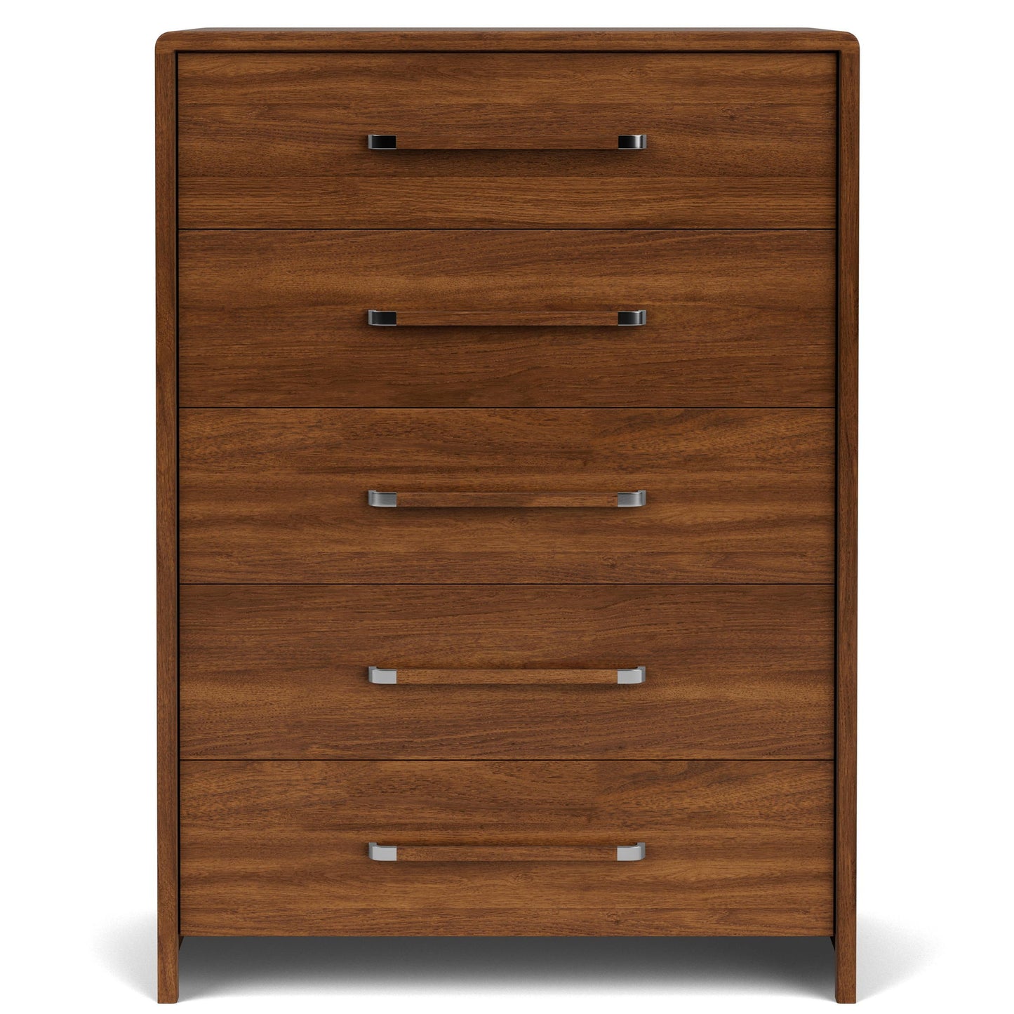 Elsie - Five Drawer Chest - Dark Brown
