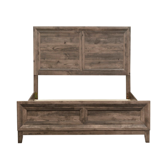 Ridgecrest - Queen Panel Headboard & Footboard - Light Brown