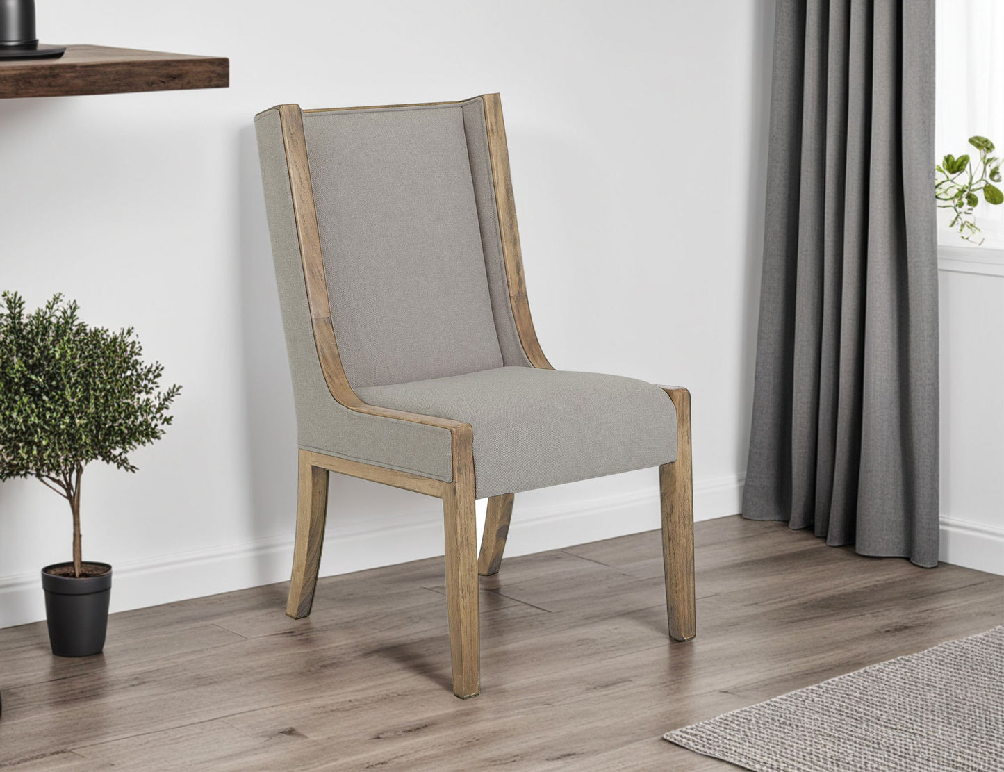 White Balam - Upholstered Chair (Set of 2)