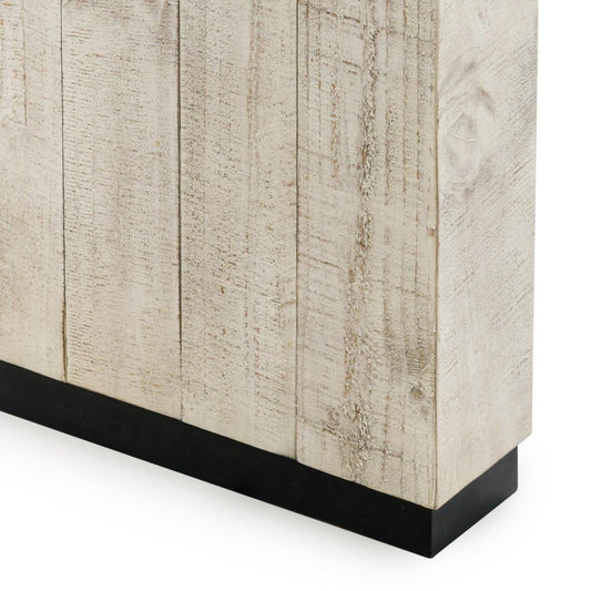 Lynx - Reclaimed Wood Dining Table - Antique White