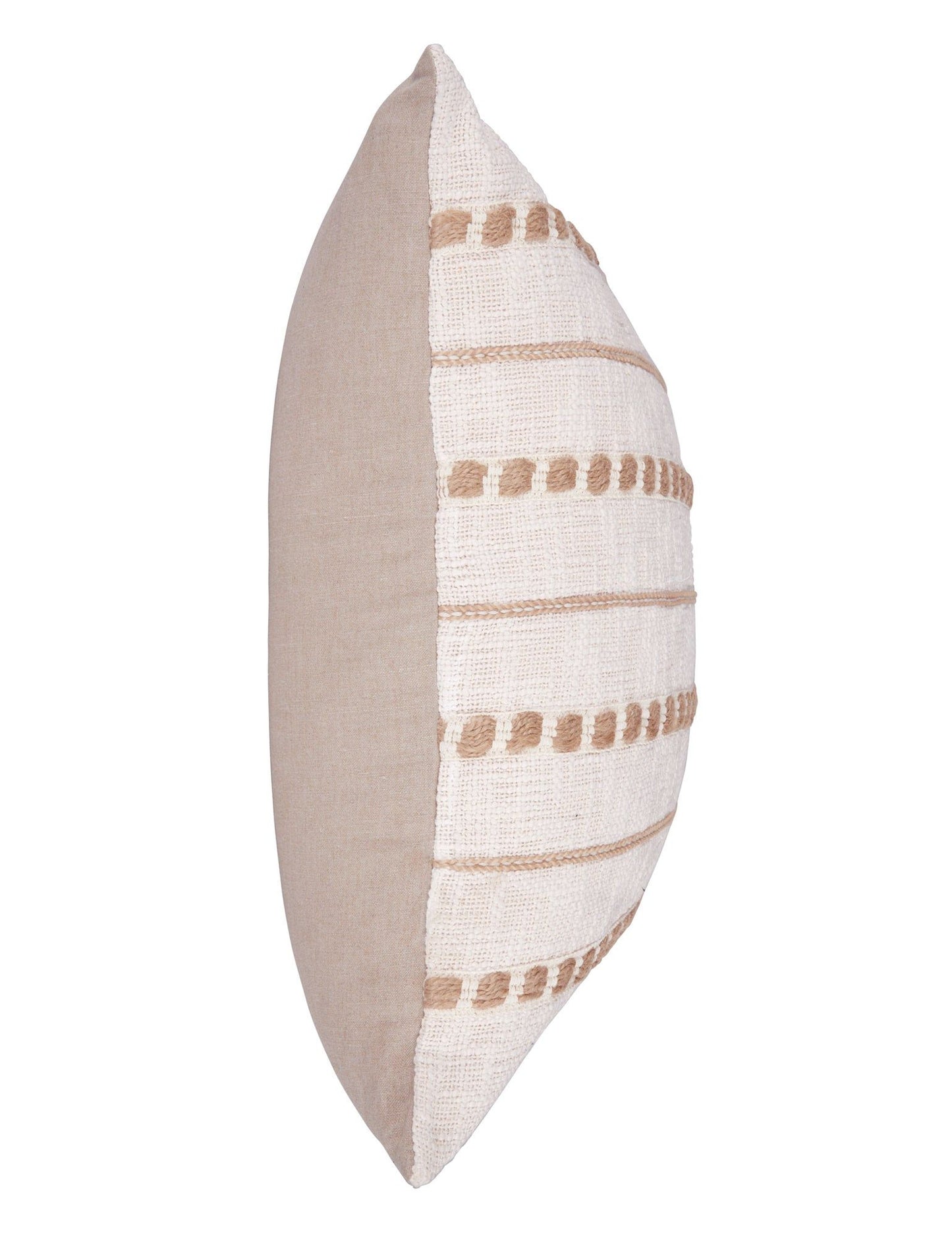 Melange - Lago Pillow - Ivory / Natural