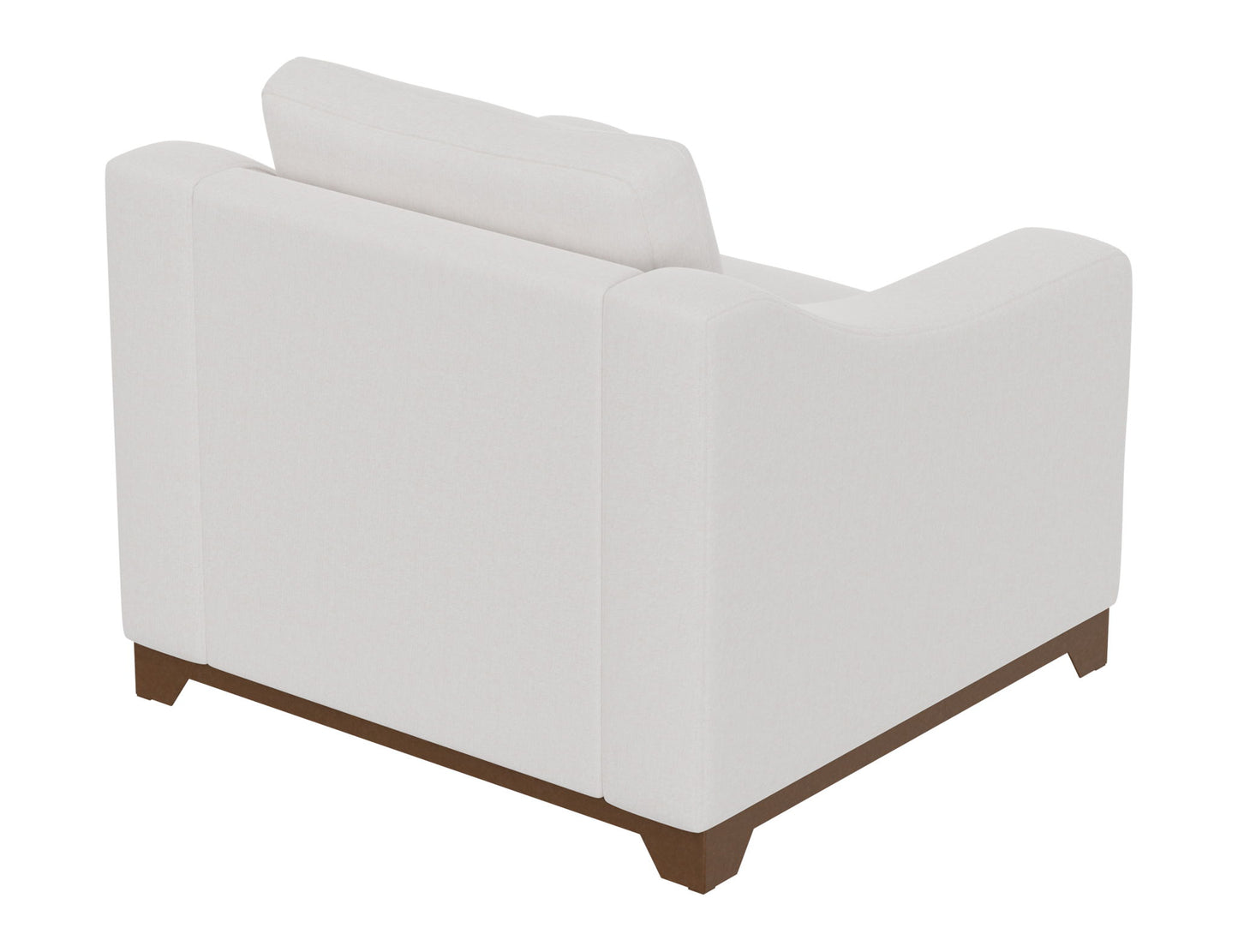 Natural Parota - Armchair - Mink Withe