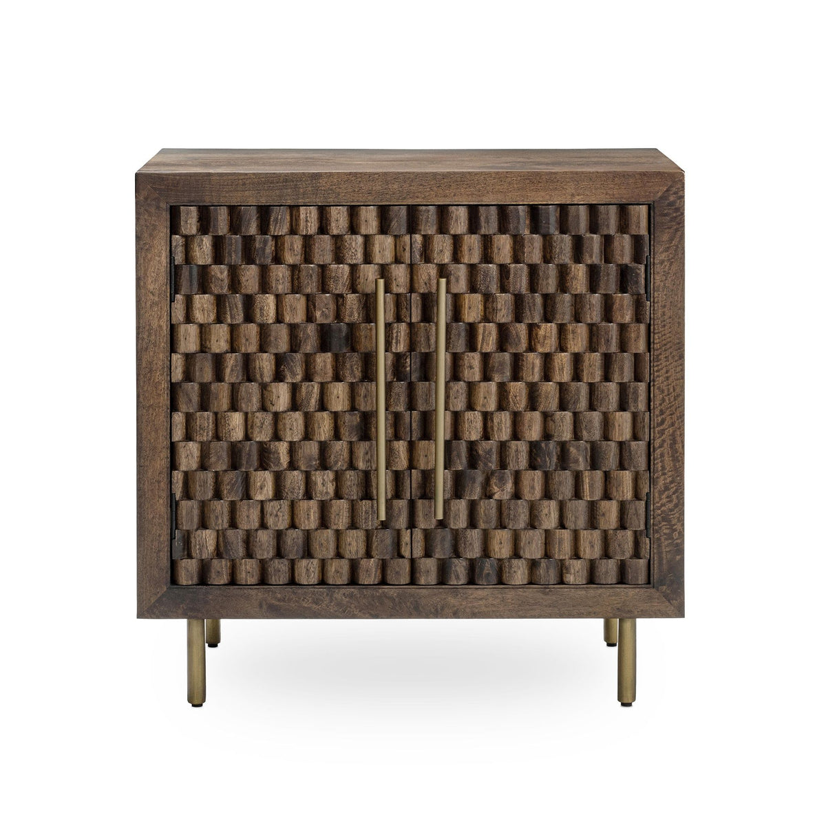 Norwood - 2 Door Cabinet - Bark Brown