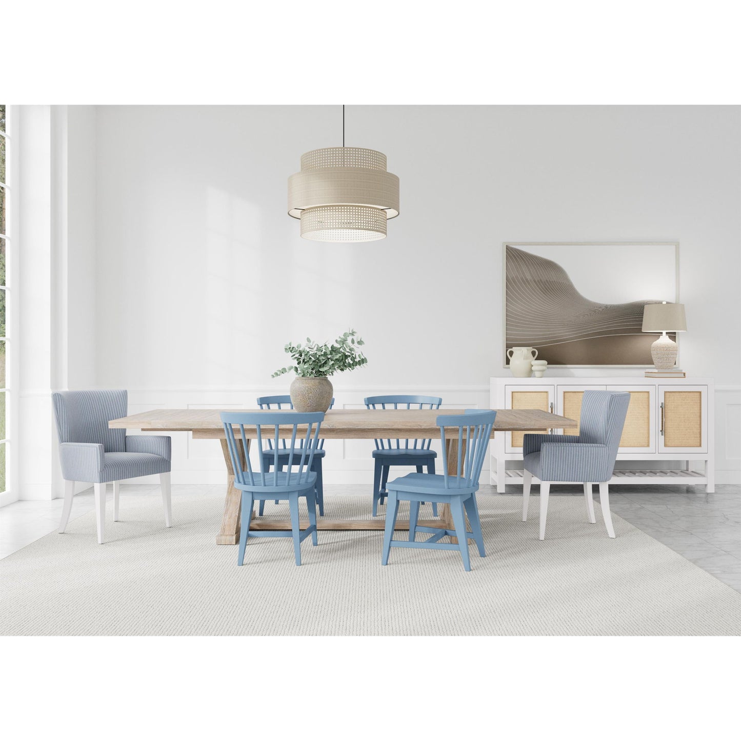 Rosalie - Trestle Dining Table - Natural