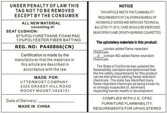Paradox - Small Shearling Bench - Gold & White