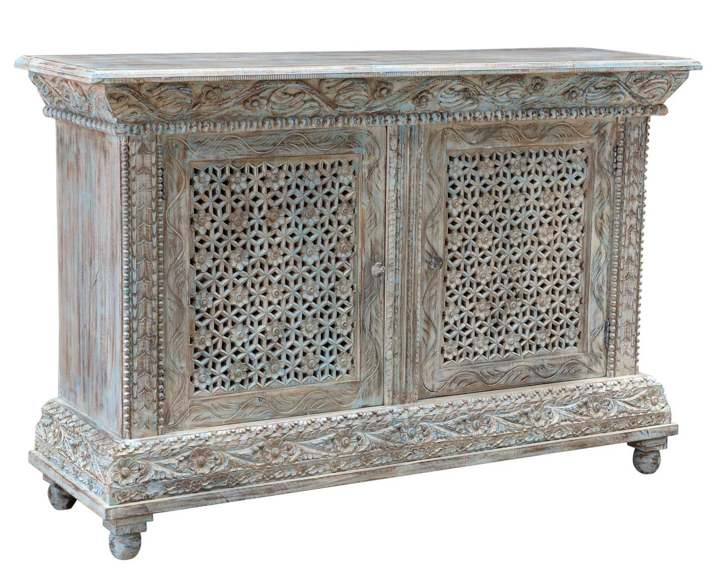 Beth - 2 Door Cabinet - Seaside Blue