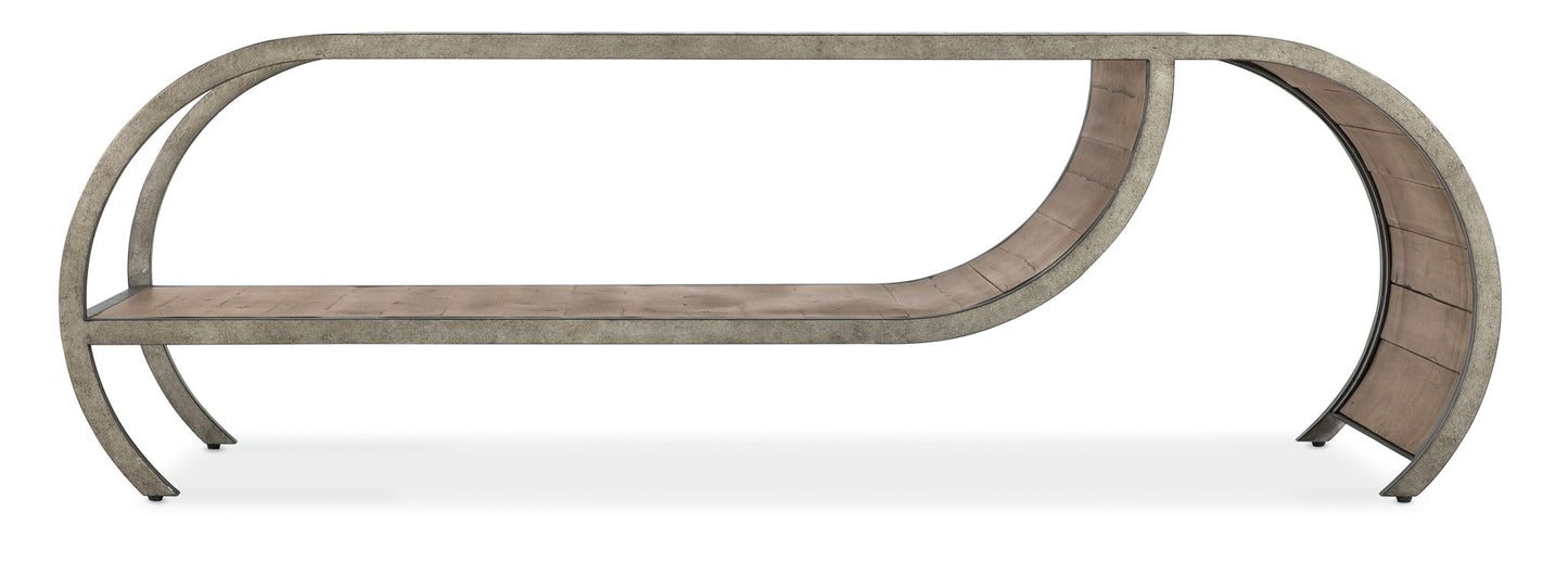 Commerce And Market - Open Ended Cocktail Table - Dark Brown