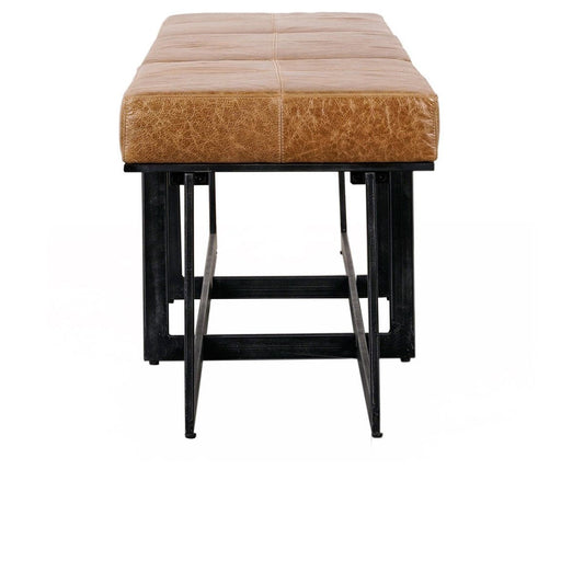 Calvin - Narrow Bench - Chestnut