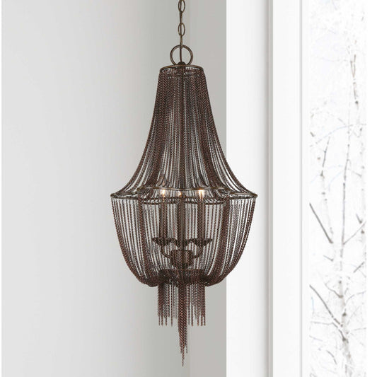 Lezzeno - 3 Chandelier - Dark Gray