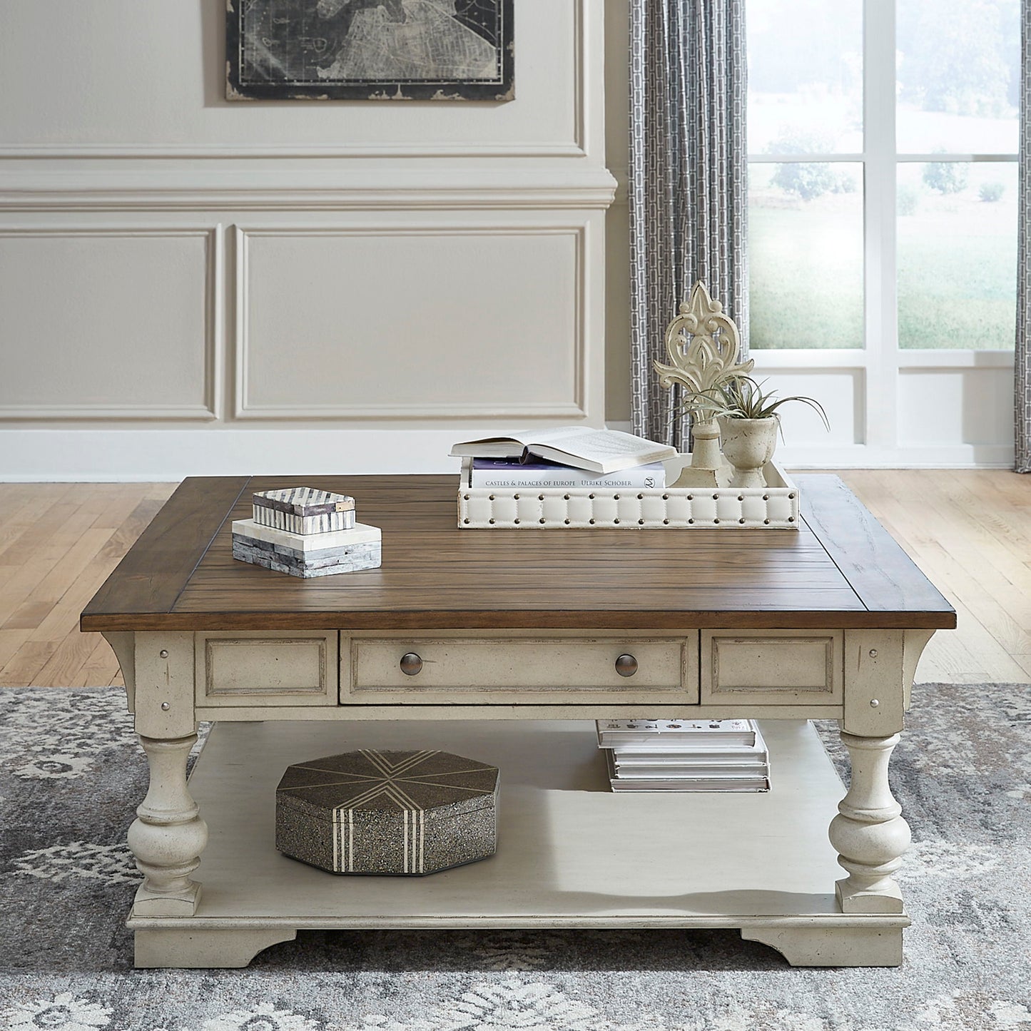 Morgan Creek - 3 Piece Living Room Set - White