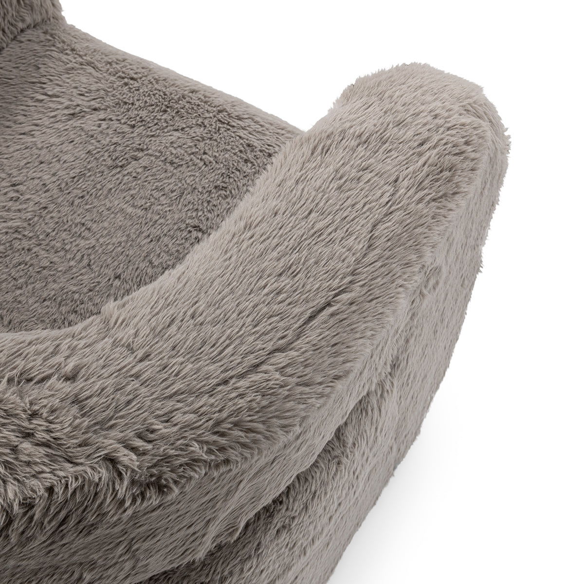 Teddy - Plush Accent Chair - Granite