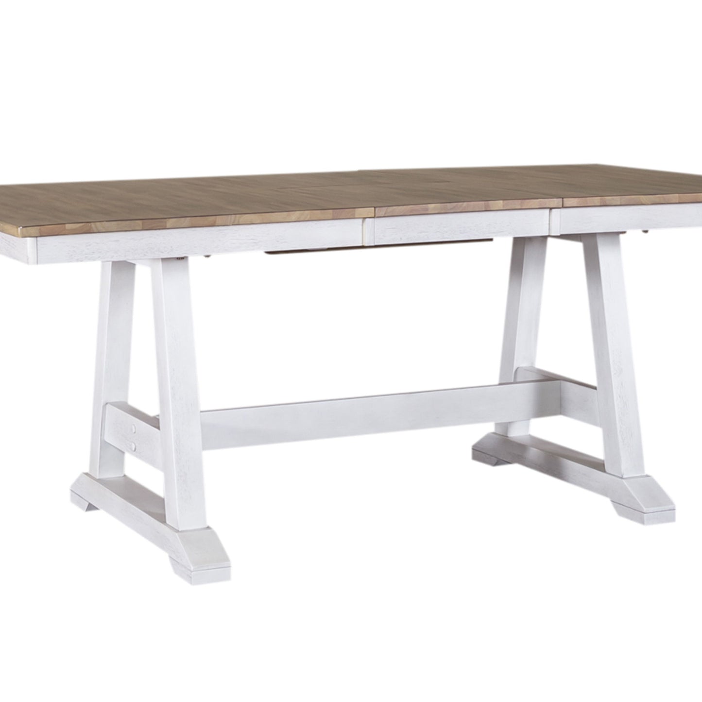 Lindsey Farm - Trestle Table Base - Weathered White